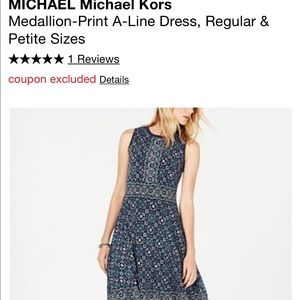 Brand new Michael Kors A Line dress